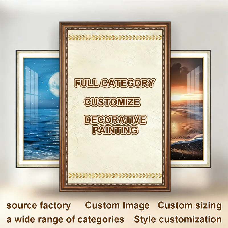 Custom Wall Art & Home Accents: Decorative Paintings, Panel Covers, Ornaments, and Clocks  Choose Your Size, Material, and Design