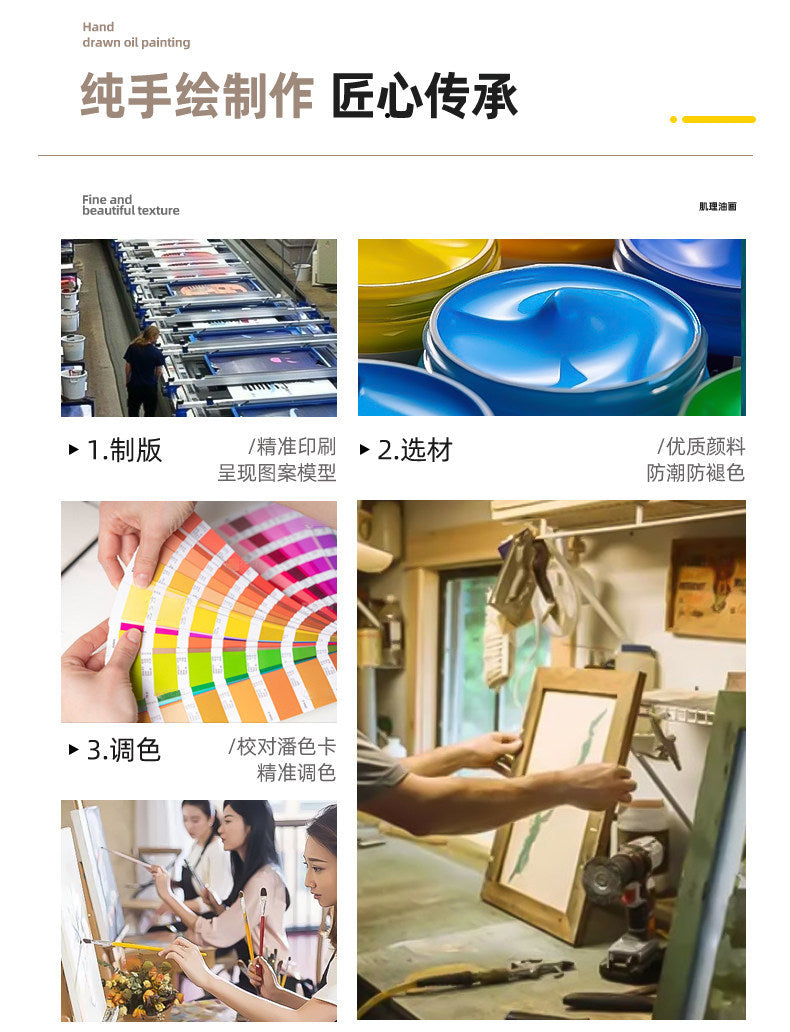 Modern Minimalist Entrance Hall Seascape Decorative Painting Hand-Painted with Added Brushstrokes Three-Dimensional Oil Painting Corridor Textured Wall Hanging