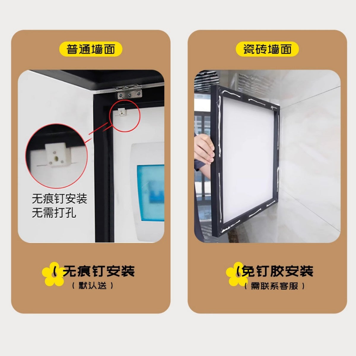 Decorative painting for electric meter box, cover painting for electric switch and distribution box, no-drill required, multimedia weak-current box cover mural