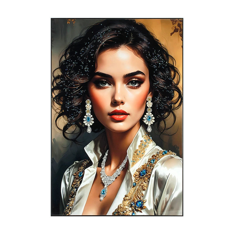 American-Style Luxury Entryway Decorative Painting Handcrafted 3D Installation Art Mural Premium Vertical Wall Hanging for Living Room Hallways