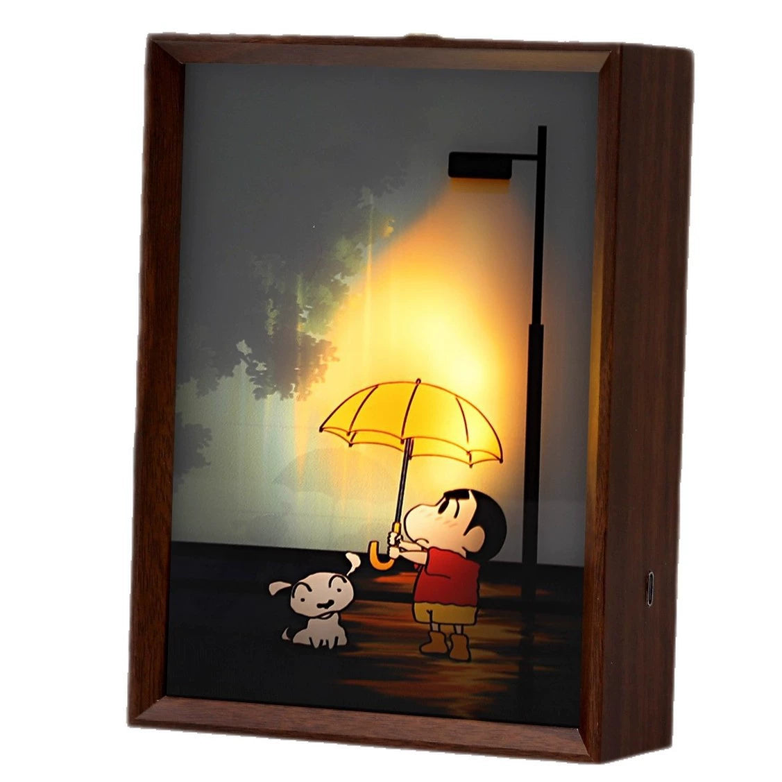 Crayon Shin-chan Smart Tap Night Light - Stress-Relief Desktop Decor for Kids