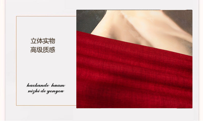 Hand-painted figure texture oil painting High-end and sophisticated Physical installation art mural Commercial hotel and guesthouse backdrop wall decoration