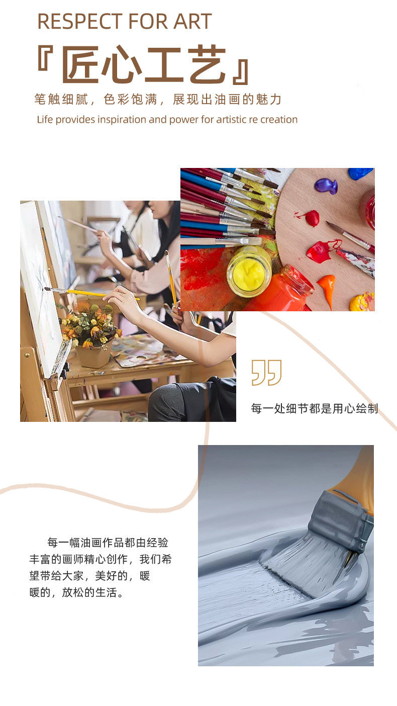 Modern Minimalist Entrance Hall Seascape Decorative Painting Hand-Painted with Added Brushstrokes Three-Dimensional Oil Painting Corridor Textured Wall Hanging