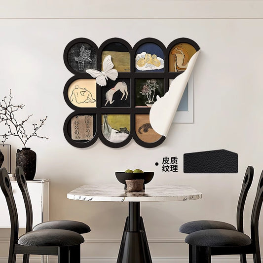 Magnetic decorative painting for electric meter box, vintage style, no-drill required, for covering electric switch boxes and main switches