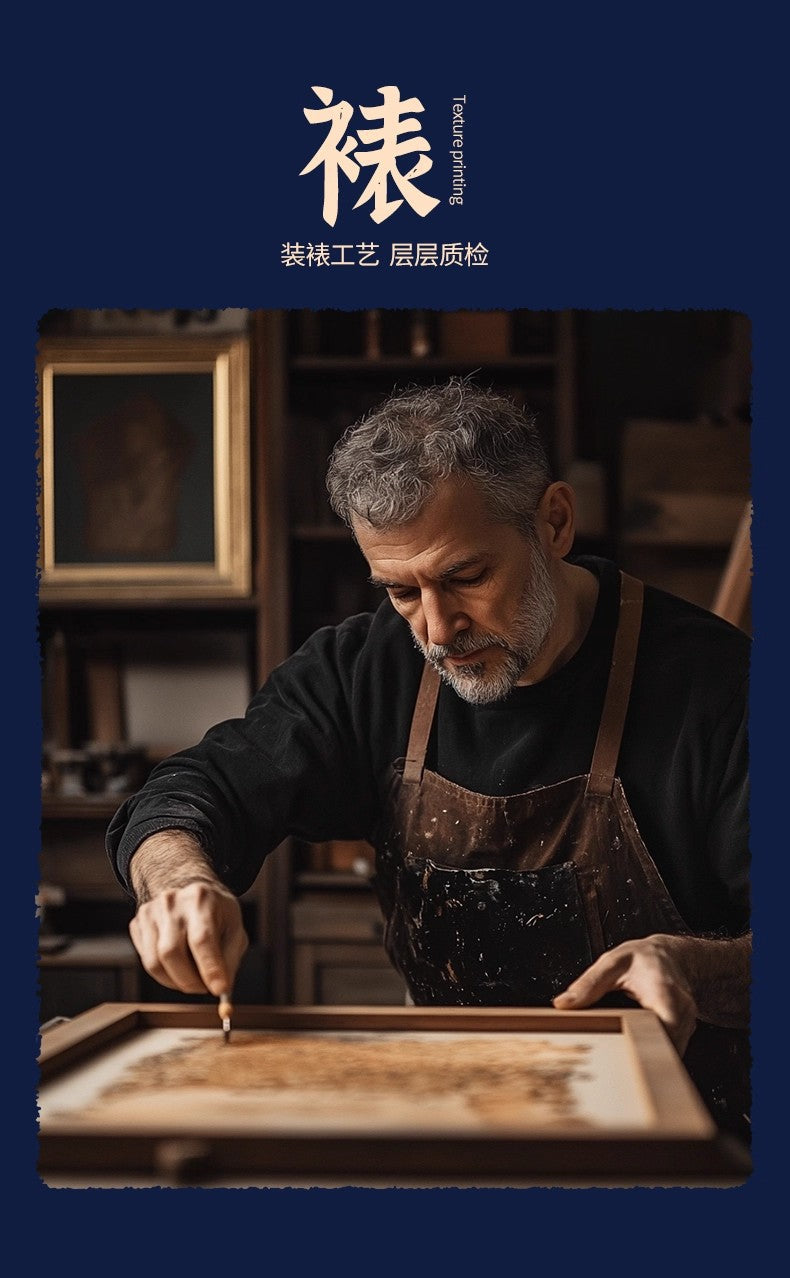 Original Design “The Kiss” Textured Gold-Embossed Decorative Artwork Export-Grade Abstract Art for Europe and America Entrance Hall Hanging Panel Hotel Mural