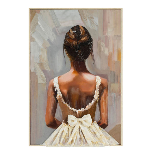 Hand-painted figure texture oil painting High-end and sophisticated Physical installation art mural Commercial hotel and guesthouse backdrop wall decoration